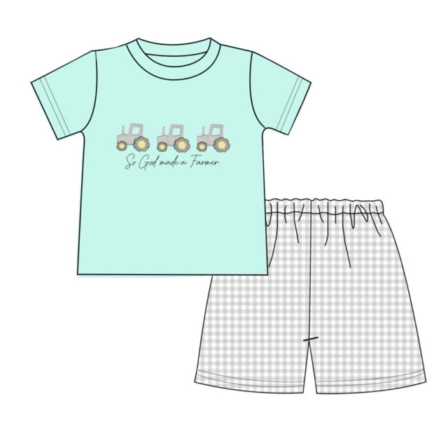 God Made a Farmer- Boy set