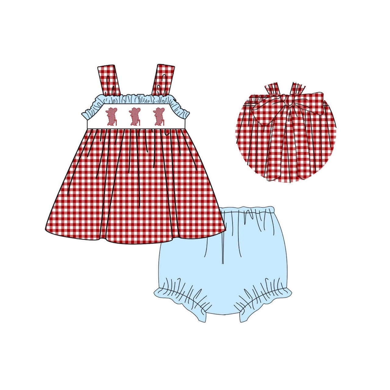 Girl's Rebel set