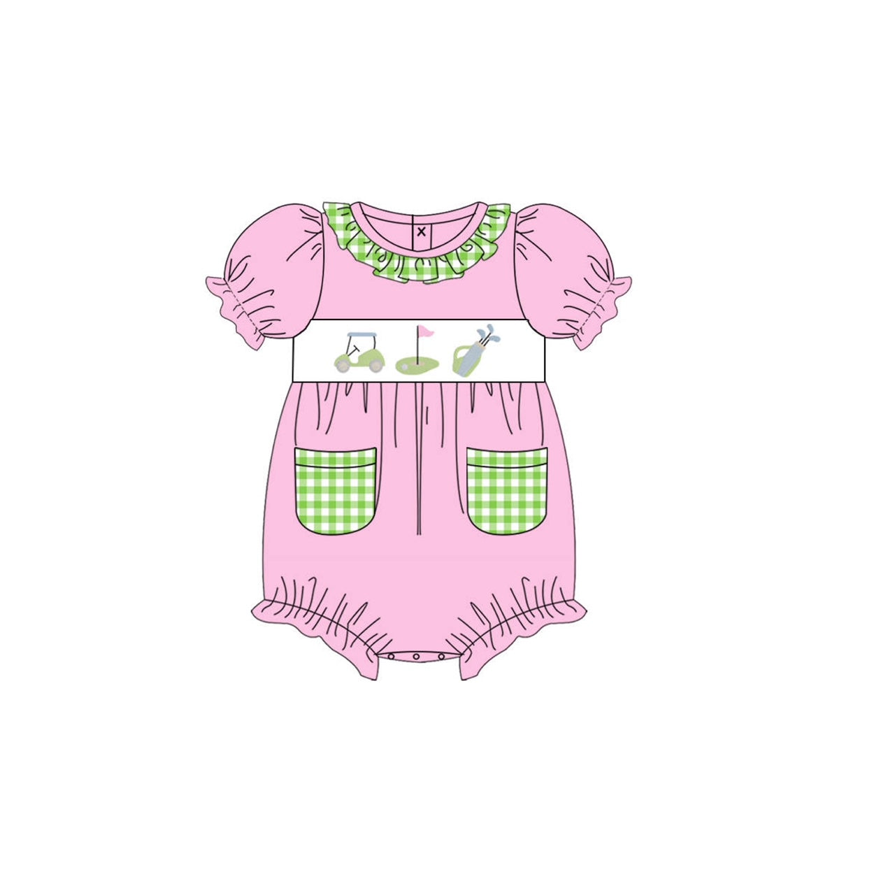 Girl's golf bubble